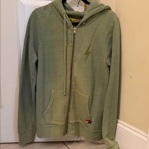 Aviator Nation green bolt hoodie